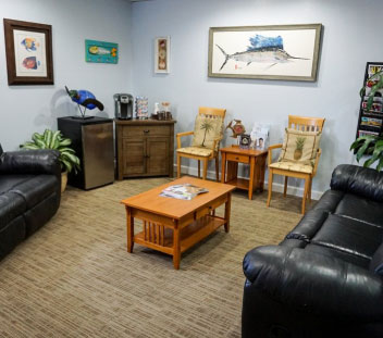 Interior Lobby at the dental practice of Dr. Roy C Blake